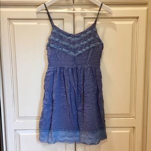 Periwinkle blue lines sundress